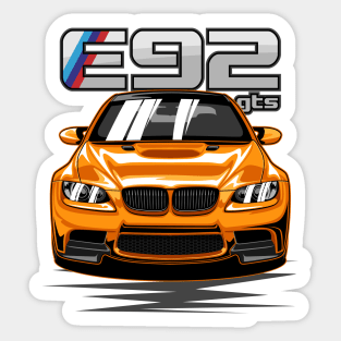 BMW M3 E92 GTS Sticker